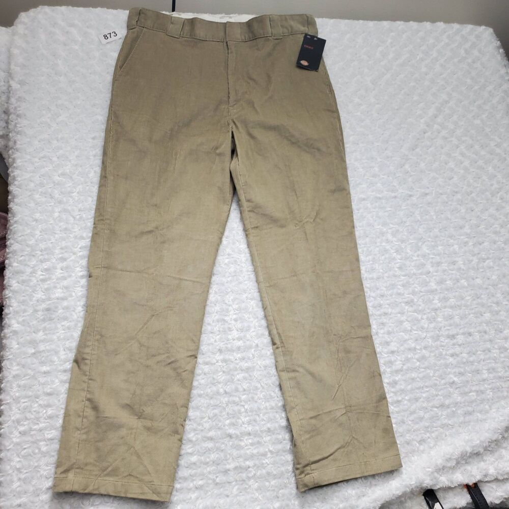 Dickies Pants Mens 38x32 Khaki Chino Beige